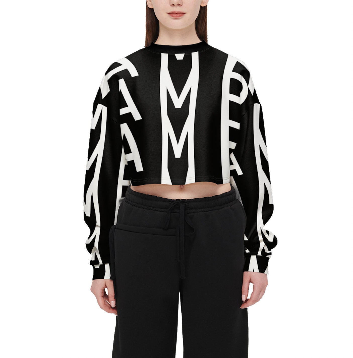 AM RADIO Monogram Crop - AMRADIO