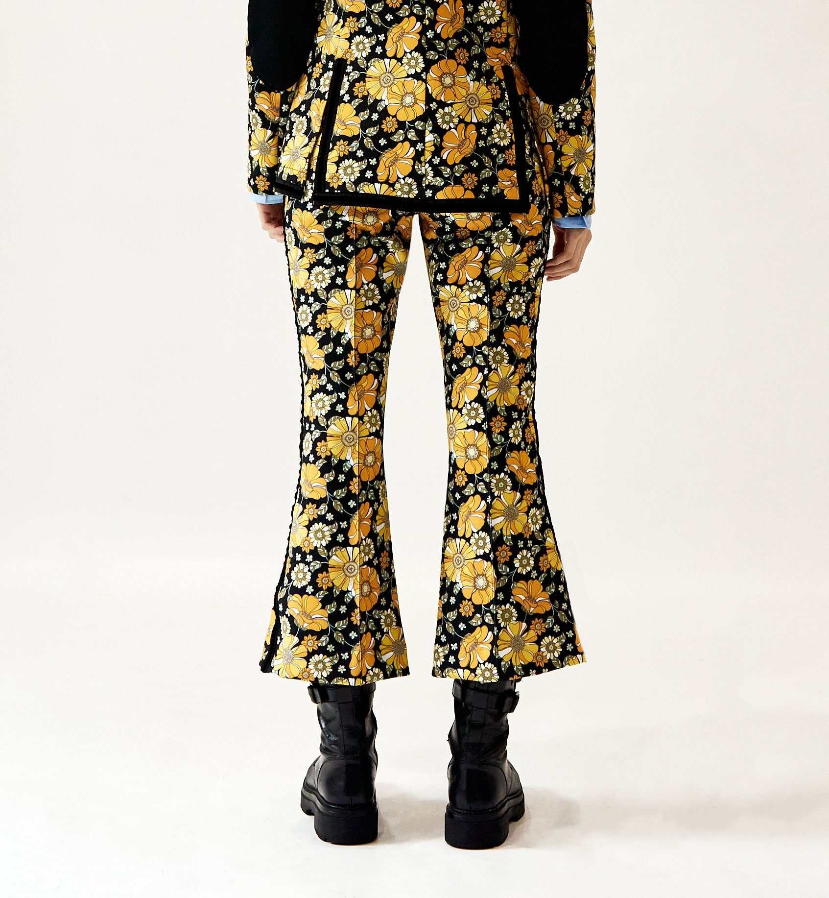 Pintuck Retro Flair Pant - AMRADIO